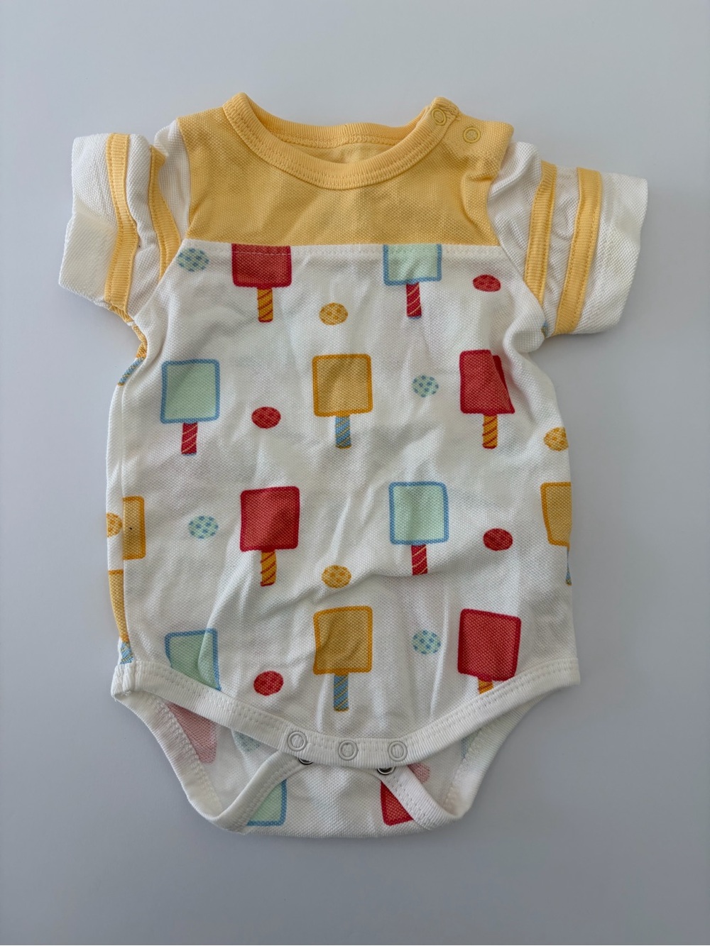 Monica + Andy Infant Summer Bodysuit Romper 3-6 Months Organic Cotton